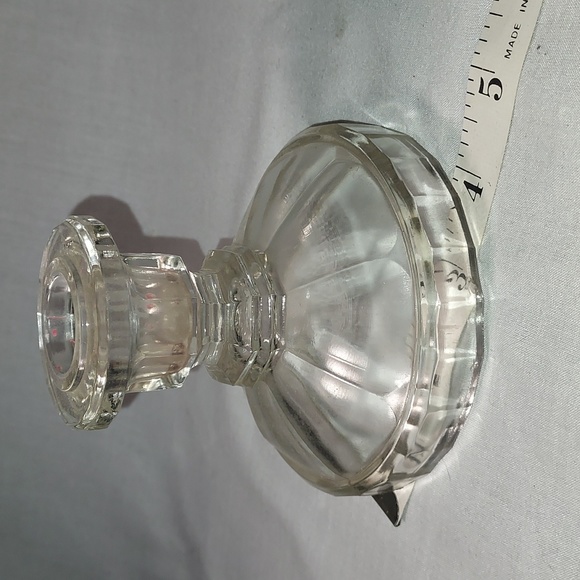 Glass  Candle Holders Round Small - Picture 2 of 6